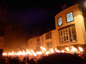 Lewes bonfire parade